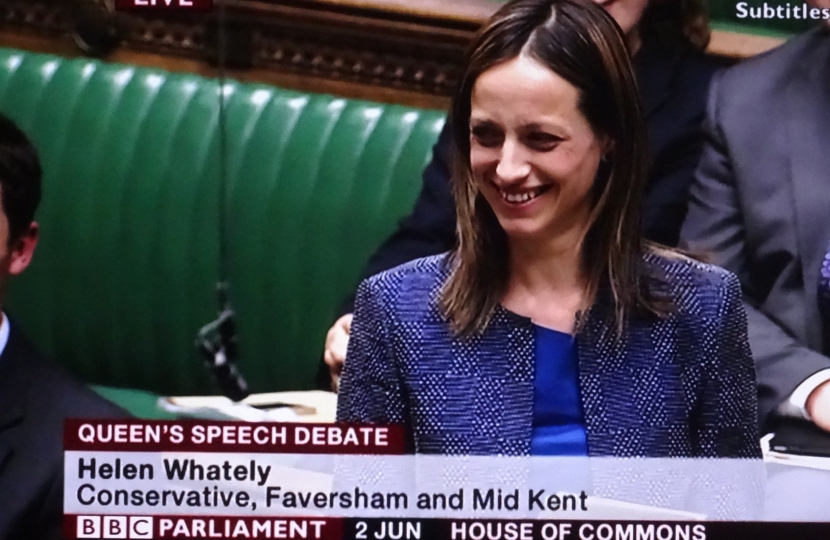 Helen Whately delivers her maiden speech to Parliament