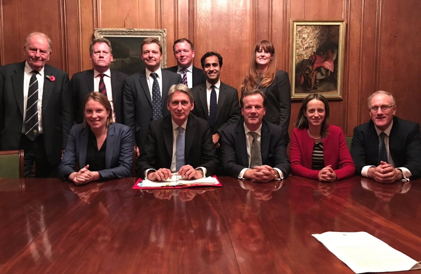 With Phillip Hammond at 11 Downing Street