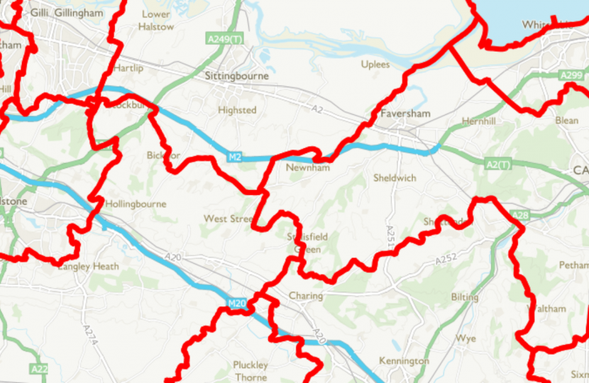 Faversham and Mid Kent is split into three