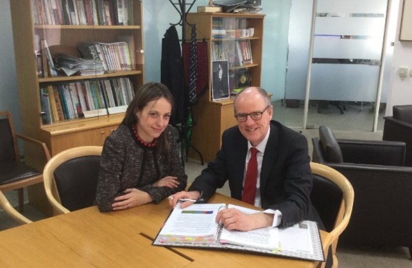 Helen Whately MP meets Schools Minister Nick Gibb MP to lobby him for two new schools for children in Maidstone