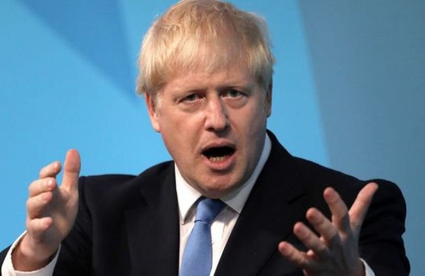 Prime Minister Boris Johnson announces investment in broadband and mobile