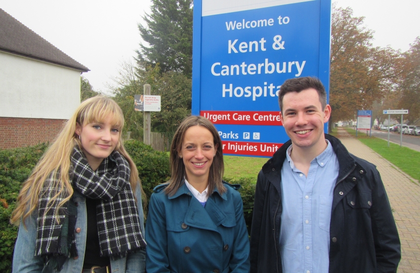 Helen at Canterbury Hospital