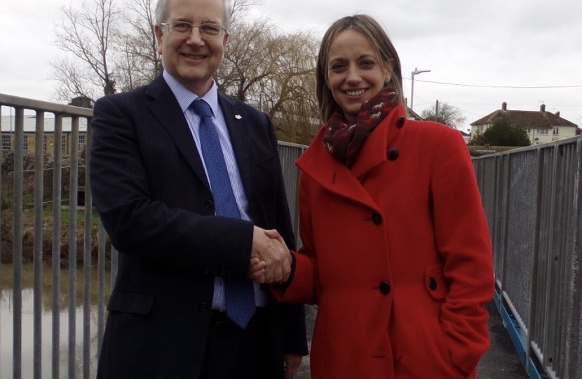 Helen with Councillor Michael Payne from KCC