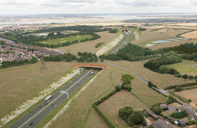 Proposed entrance to tunnel near Gravesend