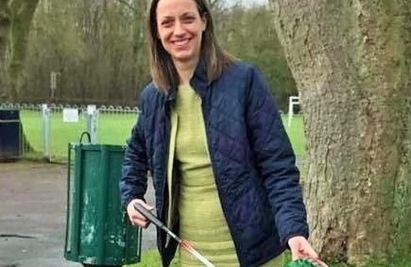 Helen litter picking