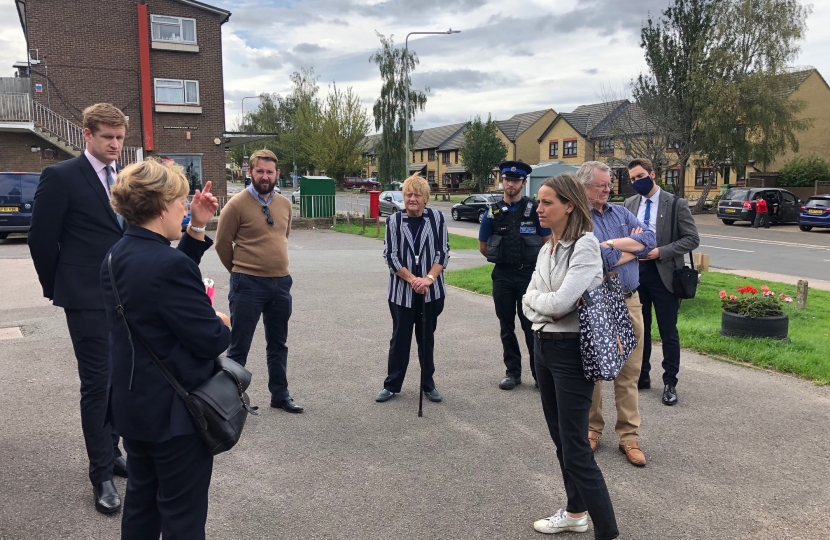 Helen with local councillors and leaders in Shepway