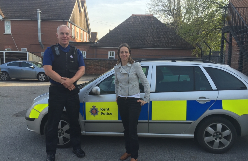 Helen with policeman 