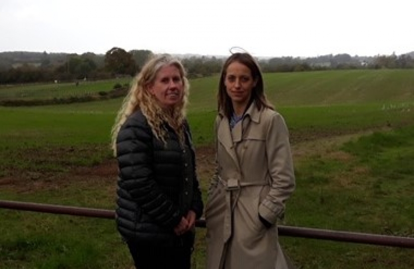 Helen and Kate Hammond at Lenham Heath