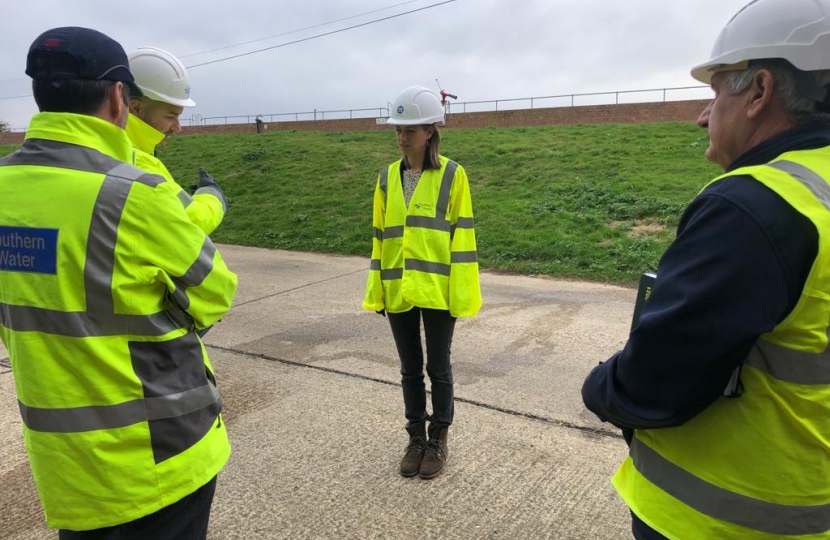 Helen at Faversham Wastewater Treatment Works