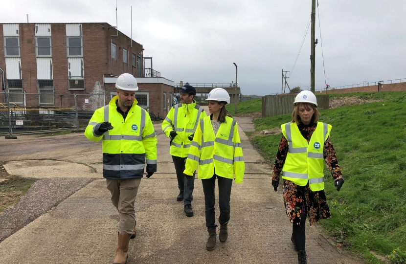 Helen at Faversham Wastewater Treatment Works