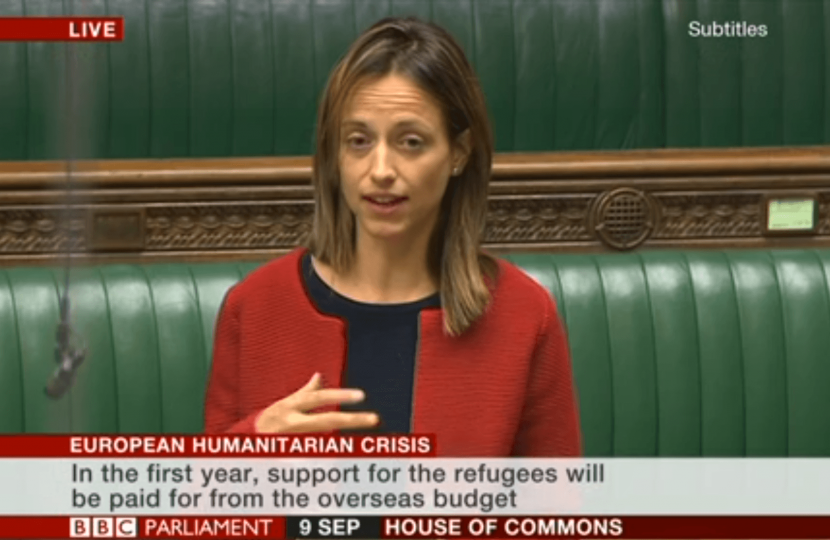 Helen Whately speaking in Syria debate