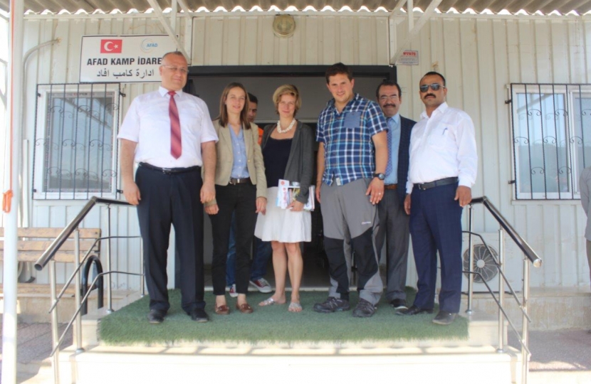 Helen Whately in Turkey