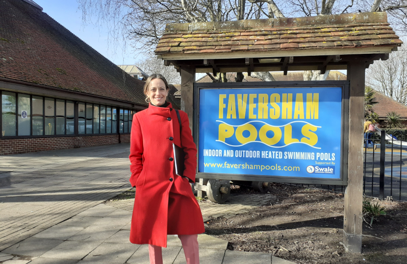 Helen at Faversham Pools