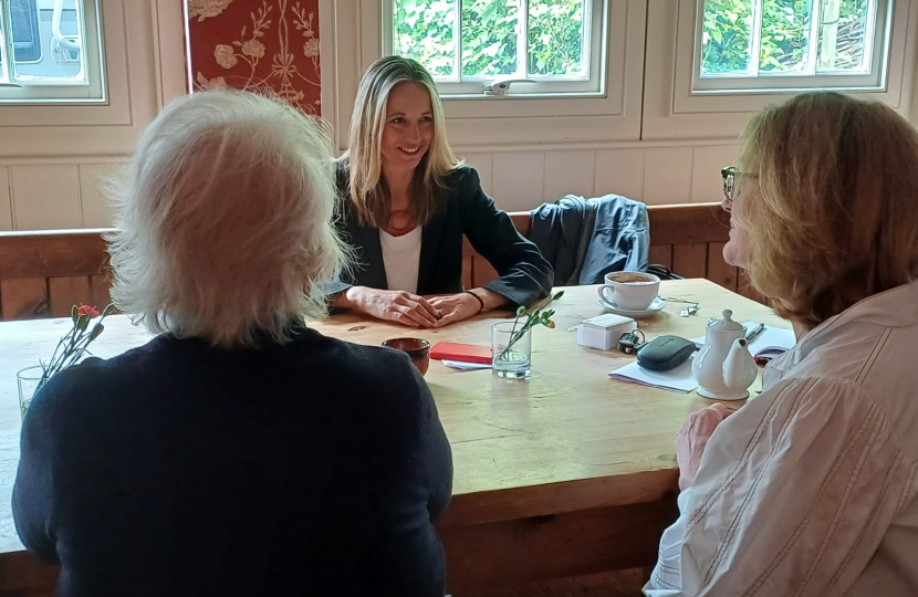 Hele meeting constituents in Milstead