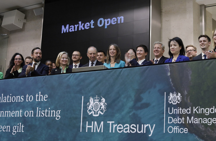 Helen at the London Stock Exchange