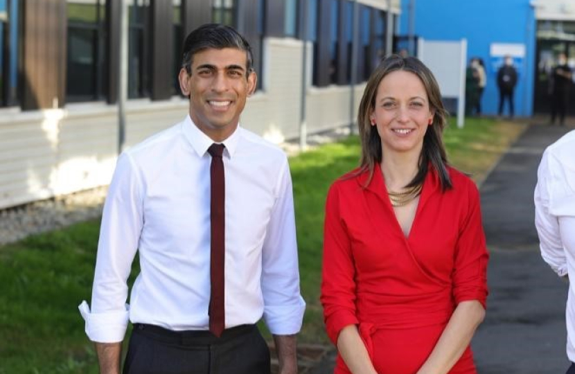 Helen with Rishi Sunak