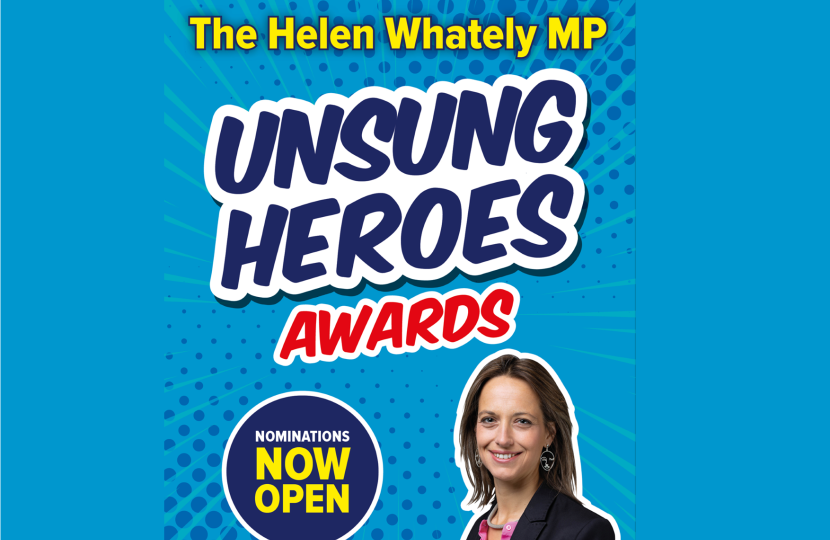 Helen's Unsung Heroes poster