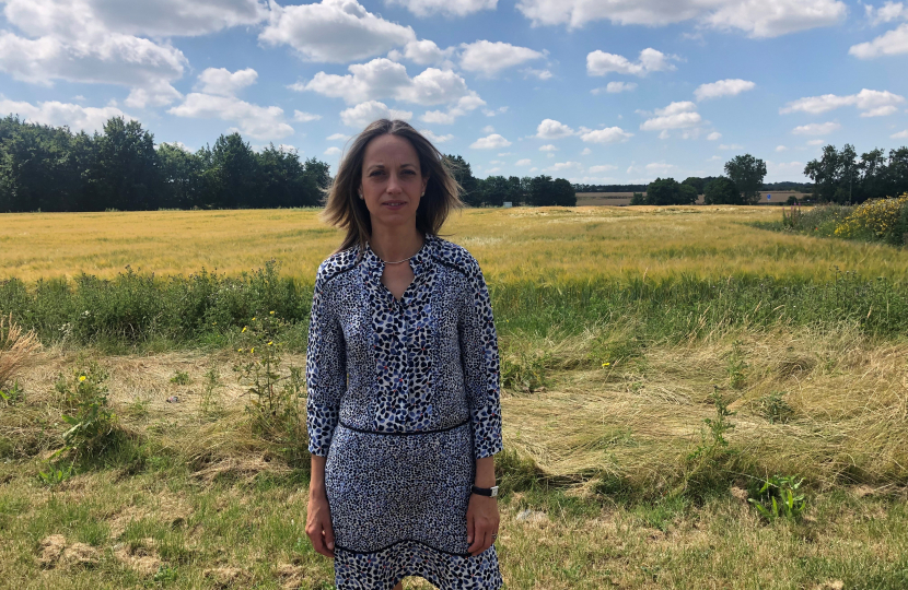 Helen in the Faversham countryside