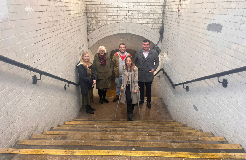 Helen and the team at Faversham underpass