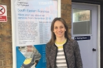 Helen at train station