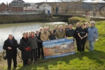 Helen with bridge campaigners