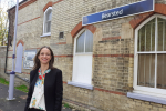 Helen at Bearsted station