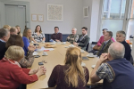 Helen and local businesses at her Business Breakfast roundtable