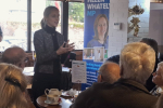 Helen meeting constituents in Bredgar