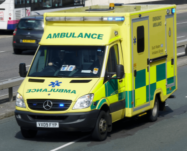 Ambulance. By Graham Richardson from Plymouth