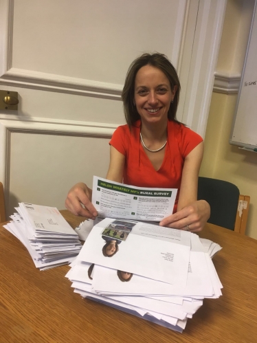 Helen Whately MP reads residents' surveys