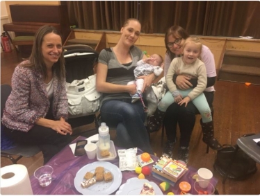 Meeting mums and babies at the Princess Project