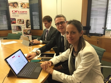 Helen Whately tries out Ofcom checker