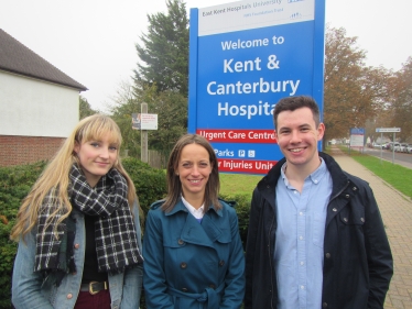 Helen at Canterbury Hospital