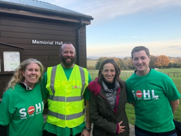 Helen with Lenham Heath campaigners