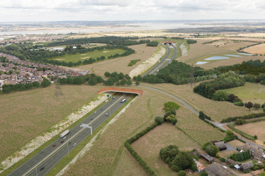 Proposed entrance to tunnel near Gravesend