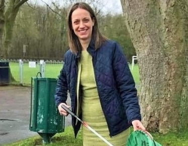 Helen litter picking