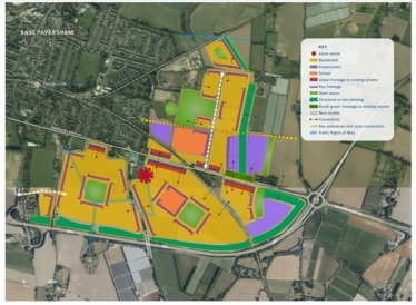 Proposed development around Faversham in Swale's Local Plan