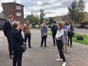 Helen with local councillors and leaders in Shepway