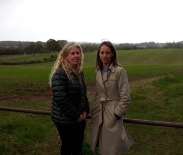 Helen and Kate Hammond at Lenham Heath