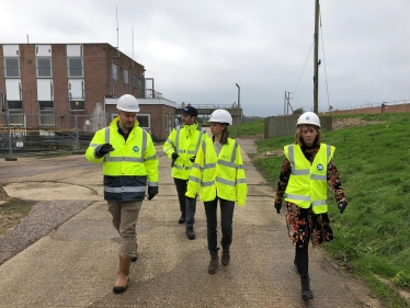 Helen at Faversham Wastewater Treatment Works