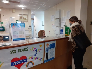 Helen at local surgery