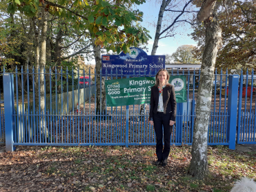 Helen at Kingswood Primary School