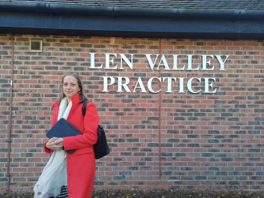 Helen at the Len Valley Practice in Maidstone