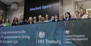 Helen at the London Stock Exchange