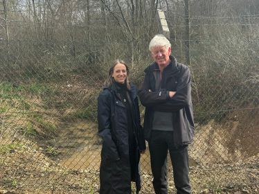 Flood defences in Doddington