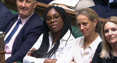 Helen and Kemi in the House of Commons chamber