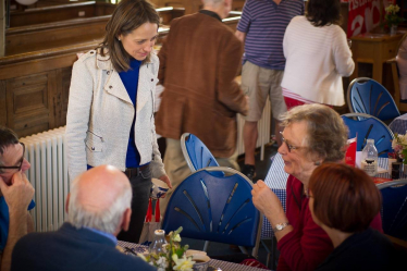 Helen at church event